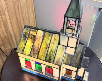 Tiffany Style Stained Glass Church