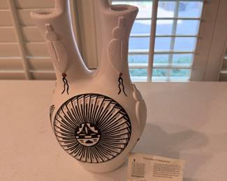 Authentic Indian Wedding Vase by C. Perdro