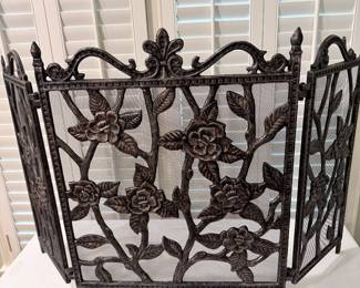 Iron Fireplace Screen 
