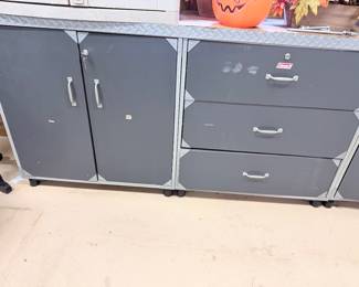 Industrial Coleman Garage Cabinets