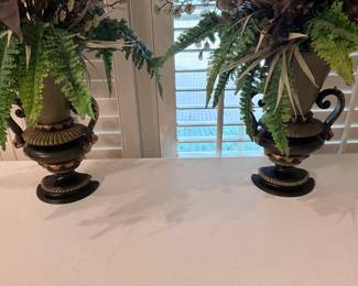 Two Half Vases