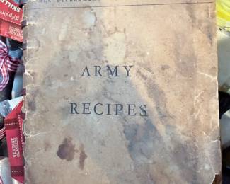 1944 Cookbook Issued by War Dept. 