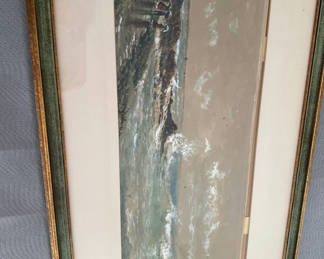 Lot 97: Framed Seascape Painting