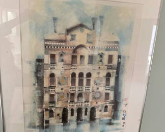 Lot 96: Palazzo Giusti Venice Framed Print