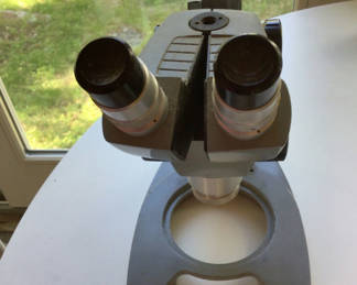Lot 5: Binocular microscope (Spencer brand)