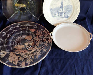 Lot 34: Assorted glassware and ceramic dinnerware set