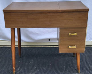 Lot 72: MCM Sewing Table w/ Drawers