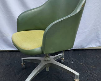 Lot 9: MCM "JG" Rolling Chair