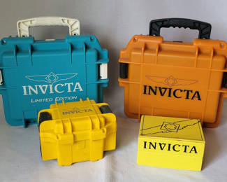 Lot 95: Lot Of 4 Invicta Watch Cases