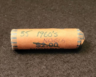 Lot 15: Roll of 35 1960's Jefferson Nickles