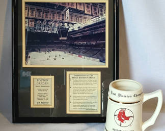 Lot 67: Vintage 2 Boston Red Sox & Bruins Collectables