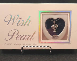 Lot 41: Wish Pearl .925 Sterling Necklace