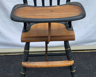 Lot 74: Vintage Hitchcock Highchair