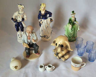 Lot 91: Vintage Japanese Figurines Etc.