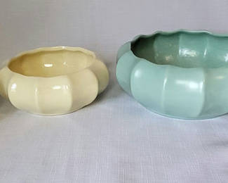 Lot 22: Vintage Lot of 4 Planters •Haeger•Brush(McCoy)•Calif.