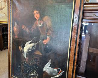 Flemish 6' Painting 18th Century Game possible Jan Fyt or Jan Weenix 