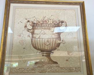 Pair of 5' x 5'  large Roman or Grecian Urns - 18th century Illustrations?  or decorator piece?
