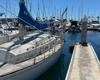 24 foot Yankee sailboat $5000 has a slip in the marina. We must make an appointment to see it.