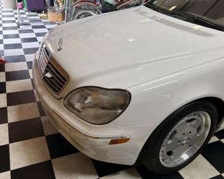 * 2000 Mercedes-Benz S500 (W220) * 52,142 original miles * White over beige * Garage kept * Excellent paint * Excellent original interior * AMG Monoblock wheels * California car