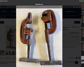PIPE CUTTERS