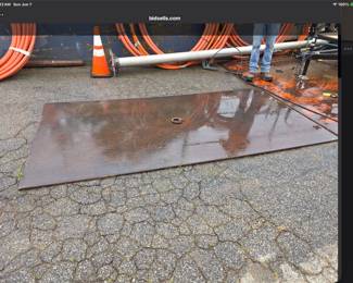 STEEL ROAD PLATES, 3 AVAILABLE