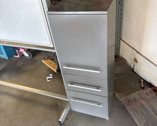 WOOD TWO DRAWER FILING STORAGE CABINET