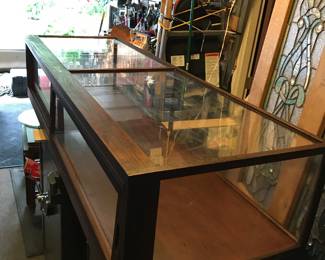 ANTIQUE HARDWARE DISPLAY CASE