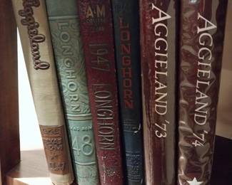 UT and A&M yearboooks