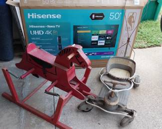 1950s Spring action Wonder Horse- & 1950s Taylor Tot Stroller