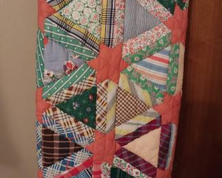 Hand quilted