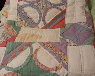 Hand quilted
