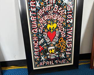 Poster framed