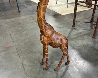 Hand carved Giraffe