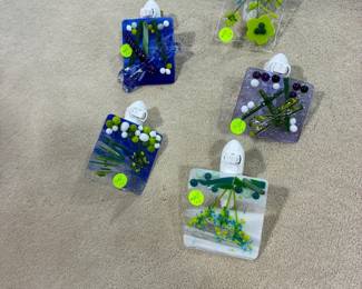 Hand blown glass night lights