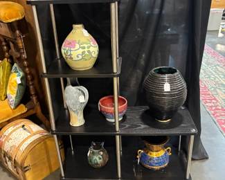 Various vases and pots