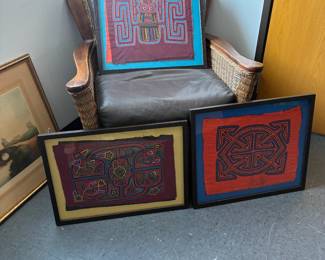 African framed fabrics