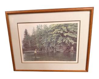 Signed and numbered print by Peter Corbin 1979