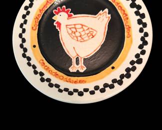 Becky Denny Hen Farmhouse Style Chicken Southern Living Plate Plate