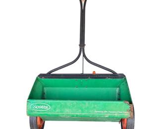 Vintage Metal Scott's Lawn Care Seed Fertilizer Spreader