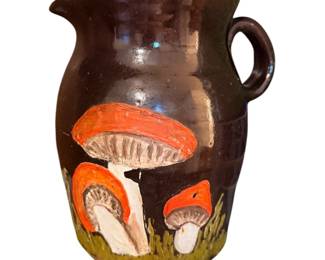 Pottery pitcher