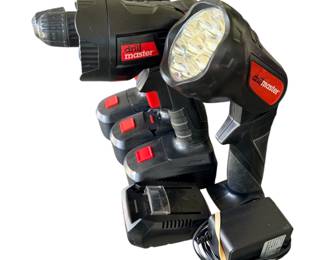 Drill master flash lights rechargeable batteries