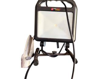 16-Watt LED Black Plug-in Portable Work Light