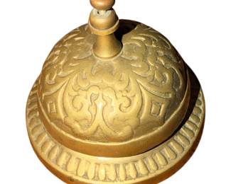 Vintage brass teachers desk bell