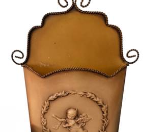 Southern Living Metal Door Bucket At Home Glorious Pocket Cherub Wall