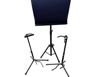 Music and guitar stands