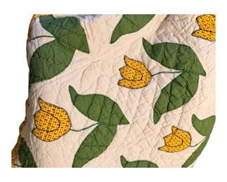 Handmade tulip Quilt