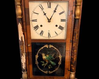 Antique Seth Thomas Mantle Chime 30hr Clock Weighted Wind Up Movement 1875~ 1885