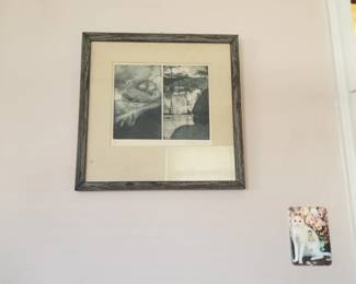 Framed artwork