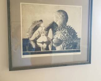 Framed artwork