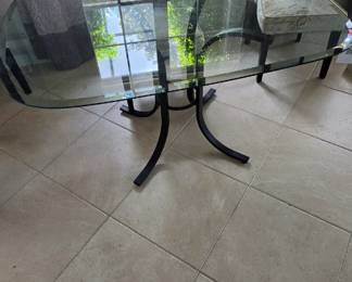 Glass Top Table 